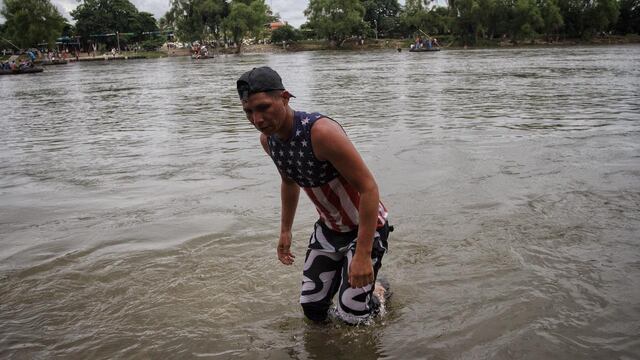 Cruce en el Río Suchiate