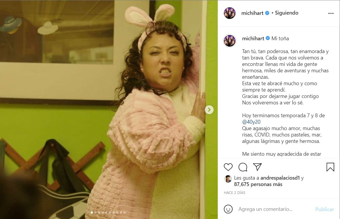 Publicación de Michelle Rodríguez en Instagram