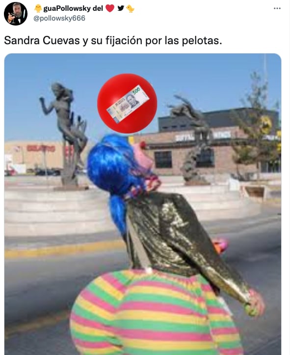 Sandra Cuevas pelotas memes
