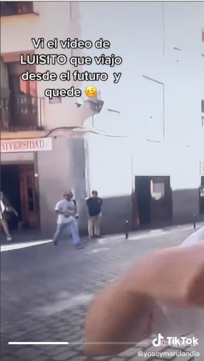 Luisito Comunica viajó al pasado