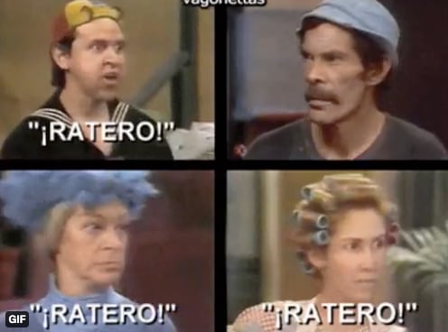 Meme sobre el robo de la chamarra