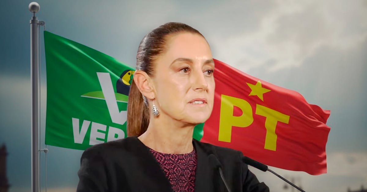 Sheinbaum descarta presionar al Verde y al PT por la reforma electoral