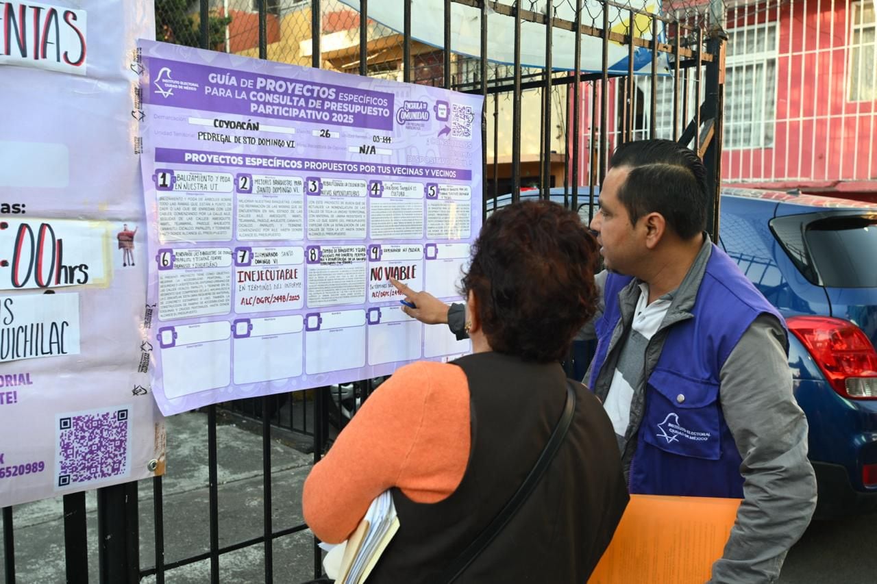 Inicia difusión de proyectos para Presupuesto Participativo 2026 y 2027 en CDMX.