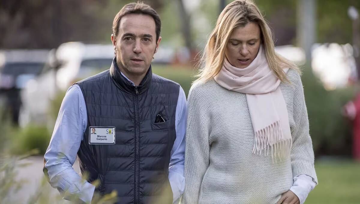 Marcos Galperin, CEO de Mercado Libre y su esposa