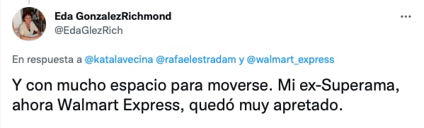 Usuario de Twitter se queja del cambio de Superama a Walmart Express