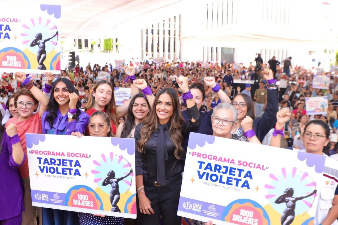 Tarjeta Violeta otorgará un apoyo anual de 15 mil pesos a mujeres cuidadoras en Cuauhtémoc
