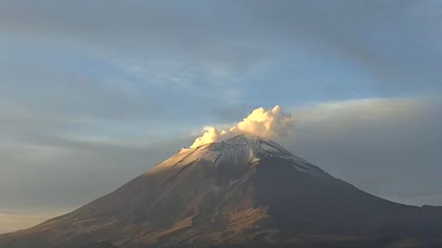 Volcán Popocatépetl el 7 de agosto