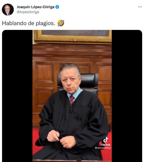 Tuit de Joaquín López Dóriga