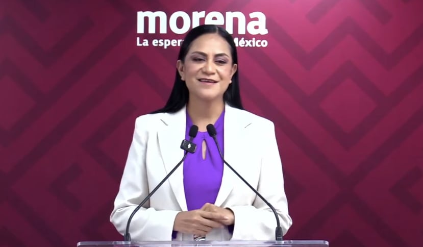 Ariadna Montiel, presidenta nacional de Morena.