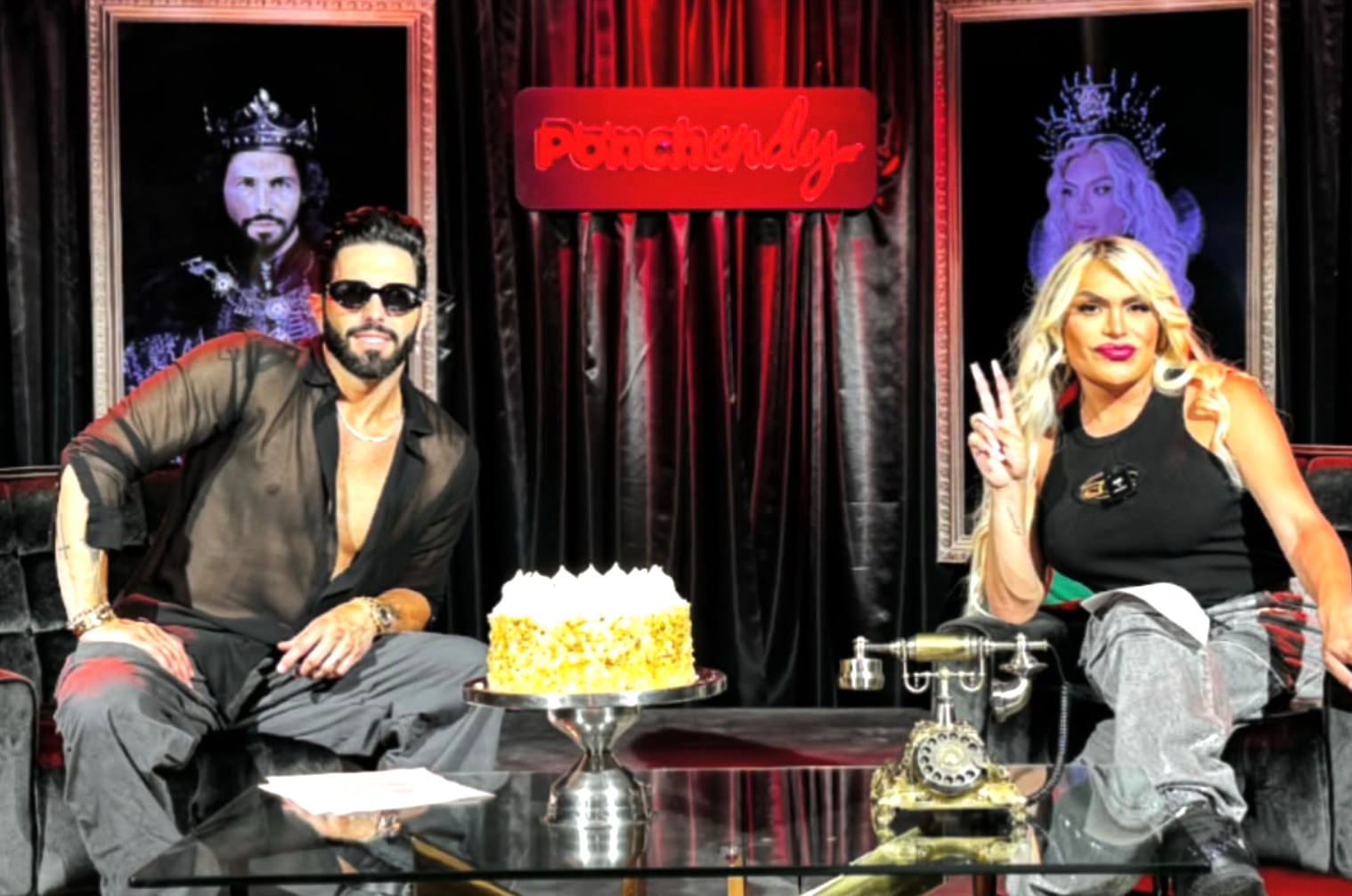 Wendy Guevara y Poncho de Nigris