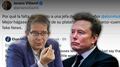 Villamil cuestiona a Elon Musk por falta de respeto a Sheinbaum