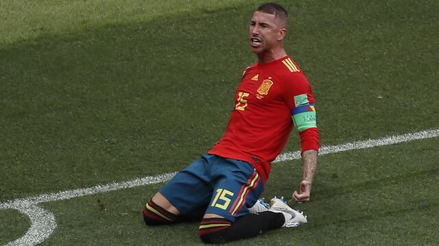 Sergio Ramos con la Selección Española