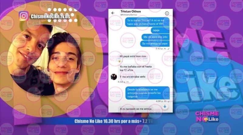 Conversación hijo de Yahir, Chisme No Like