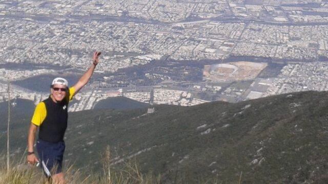 Plácido Garza. Montañero