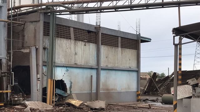 Se registró una fuerte explosión en una fábrica de lácteos