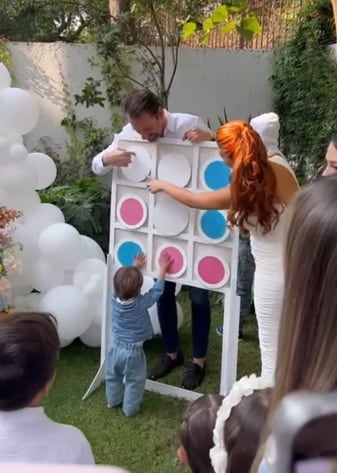 Sofía Rivera Torres y Eduardo Videgaray revelan el género de su bebé