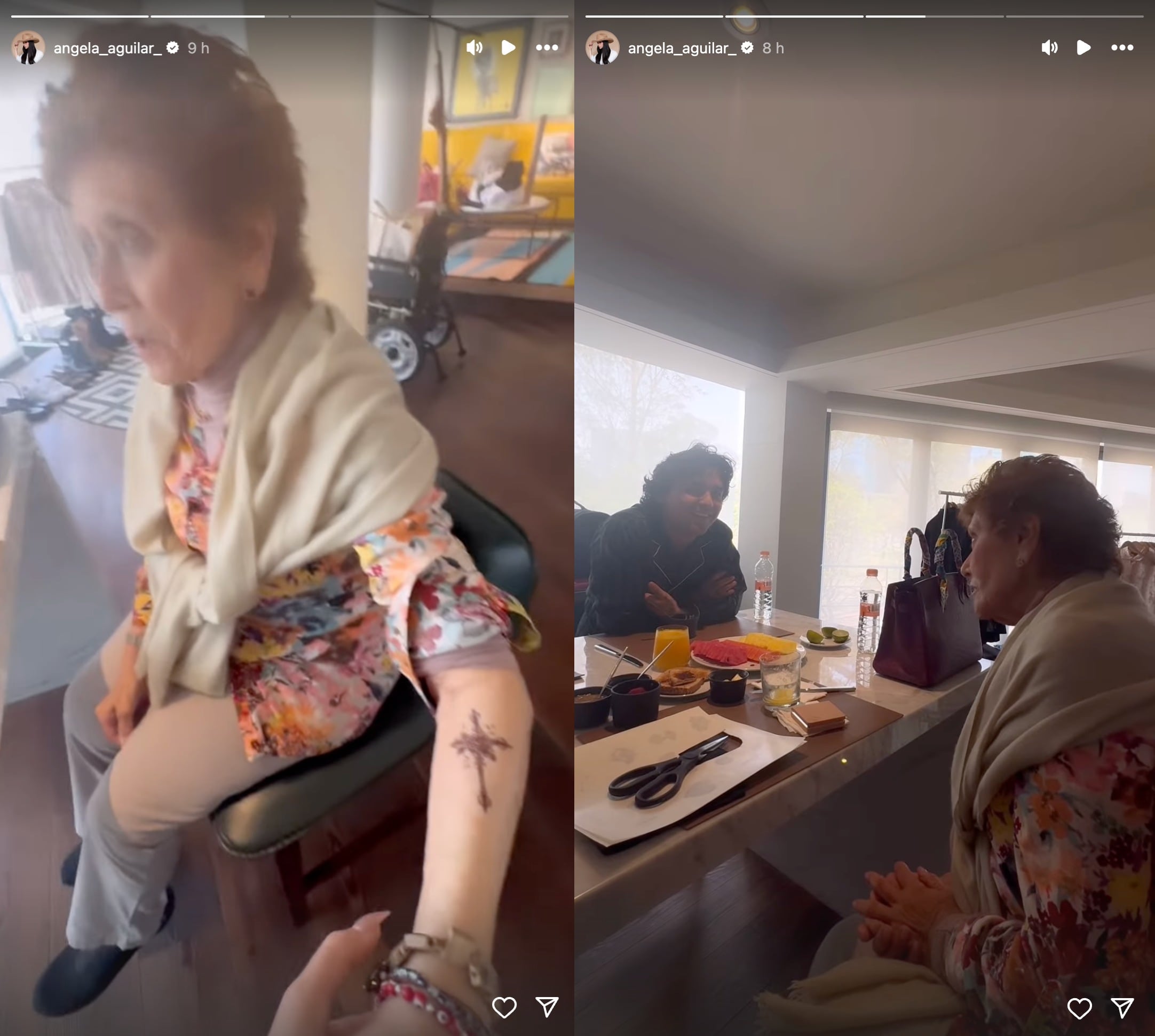 Abuela de Ángela Aguilar por fin acepta a Christian Nodal con todo y sus tatuajes
