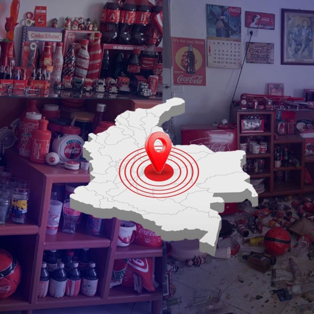 Terremoto en Colombia destruye colección de Coca-Cola reunida durante 29 años