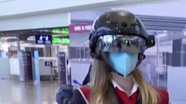 Cascos inteligentes que detectan síntomas de coronavirus