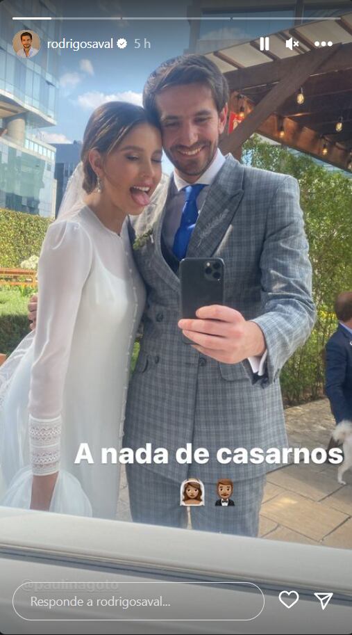 Boda de Paulina Goto y Rodrigo Saval