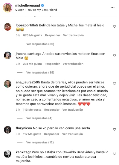 Michelle Renaud es comparada con Belinda