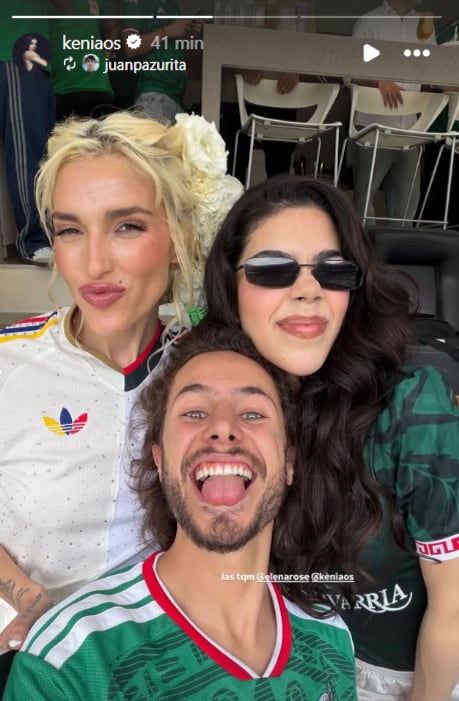 Kenia Os, Juanpa Zurita y Macarena Achaga en el Mundial 2026