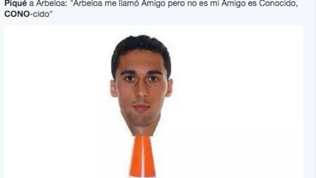 Gerard Piqué insulta a Arbeloa