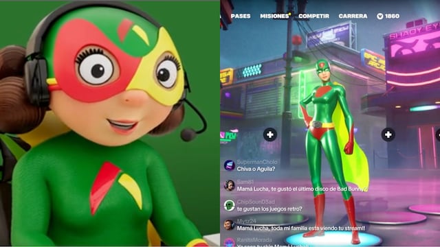 Mamá Lucha jugando Fortnite en el comercial de Bodega Aurrerá