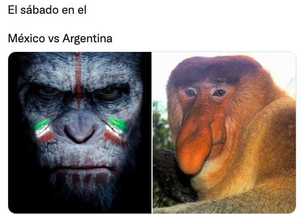 Meme de xenofobia por el México vs Argentina