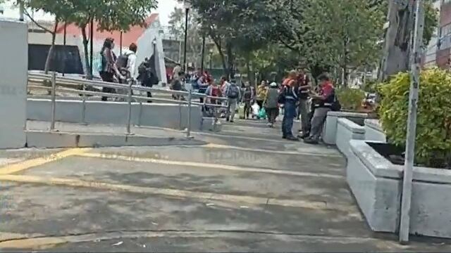 Falsa amenaza de bomba en Metro Mixcoac