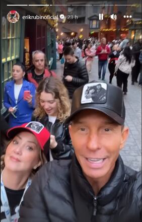 Erik Rubín comparte vacaciones en compañía de Andrea Legarreta y sus hijas