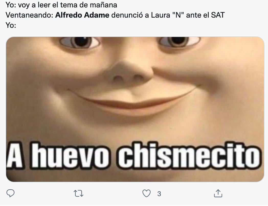 Meme de Alfredo Adame y Laura Bozzo