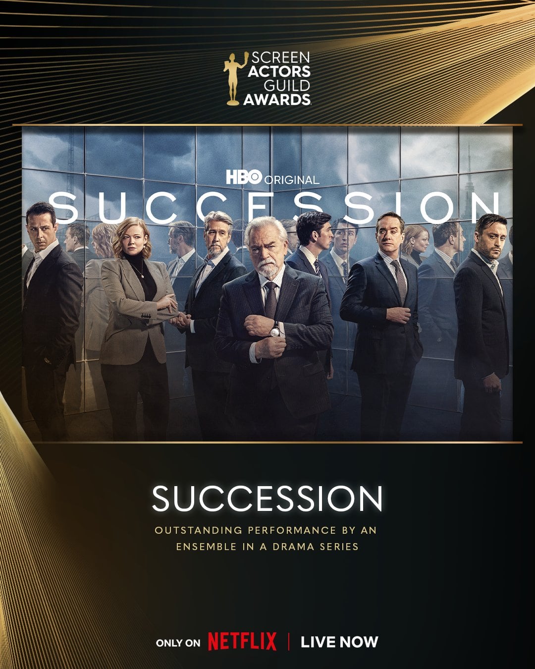 Succession gana a Mejor Actuación de Elenco en una Serie de Drama en los SAG Awards 2024