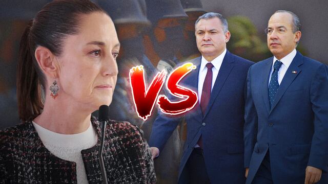 Claudia Sheinbaum se lanza contra Genaro García Luna y Felipe Calderón