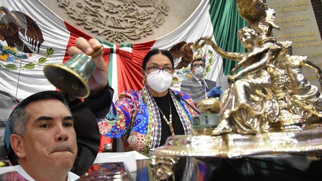 Dulce María Sauri y Alejandro Moreno