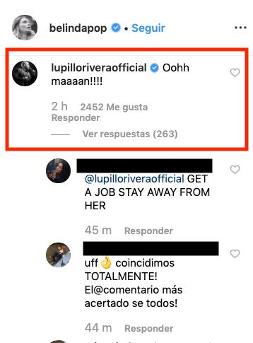 Lupillo Rivera le comenta a Belinda