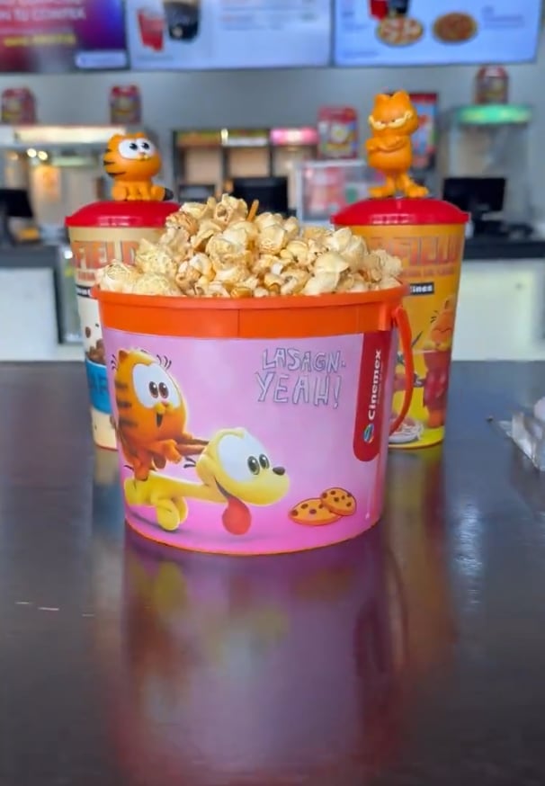 Coleccionables Cinemex de Garfield: Fuera de Casa