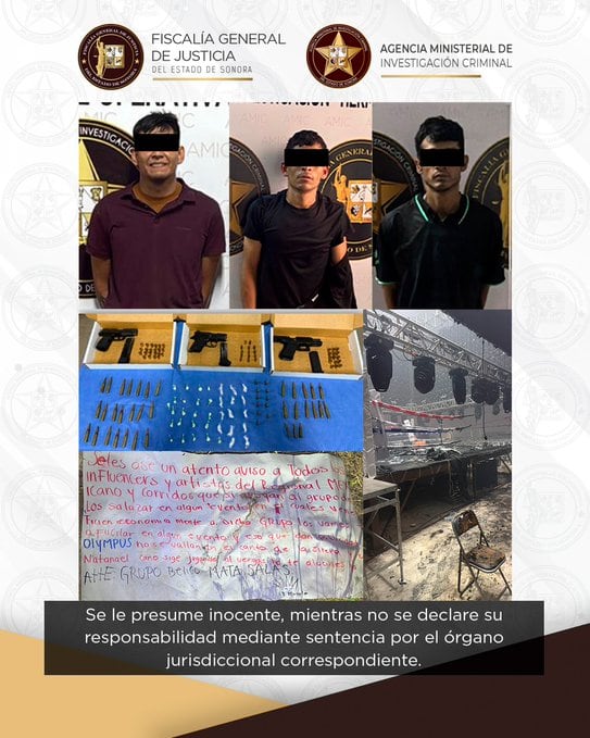 Fiscalía de Sonora imputa a tres por homicidio e incendio del CUM de Hermosillo