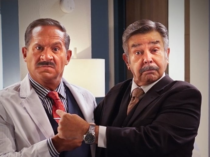 Jorge Ortiz de Pinedo con Arath de la Torre