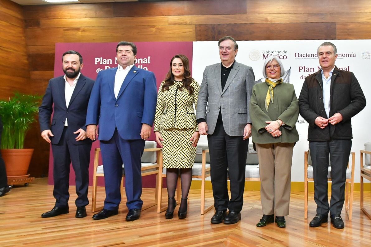 Marcelo Ebrard en el Foro Plan Nacional de Desarrollo 2025-2030 en Aguascalientes