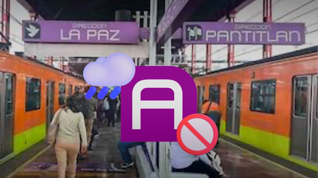 Línea A del Metro CDMX opera solo de Pantitlán a Guelatao por lluvias