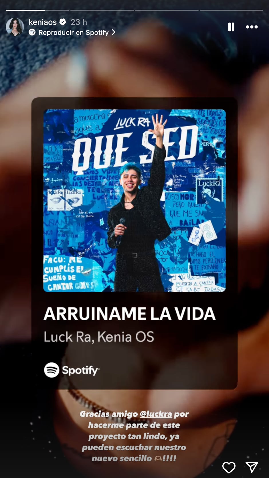 Arruíname la vida de Kenia Os y Luck Ra
