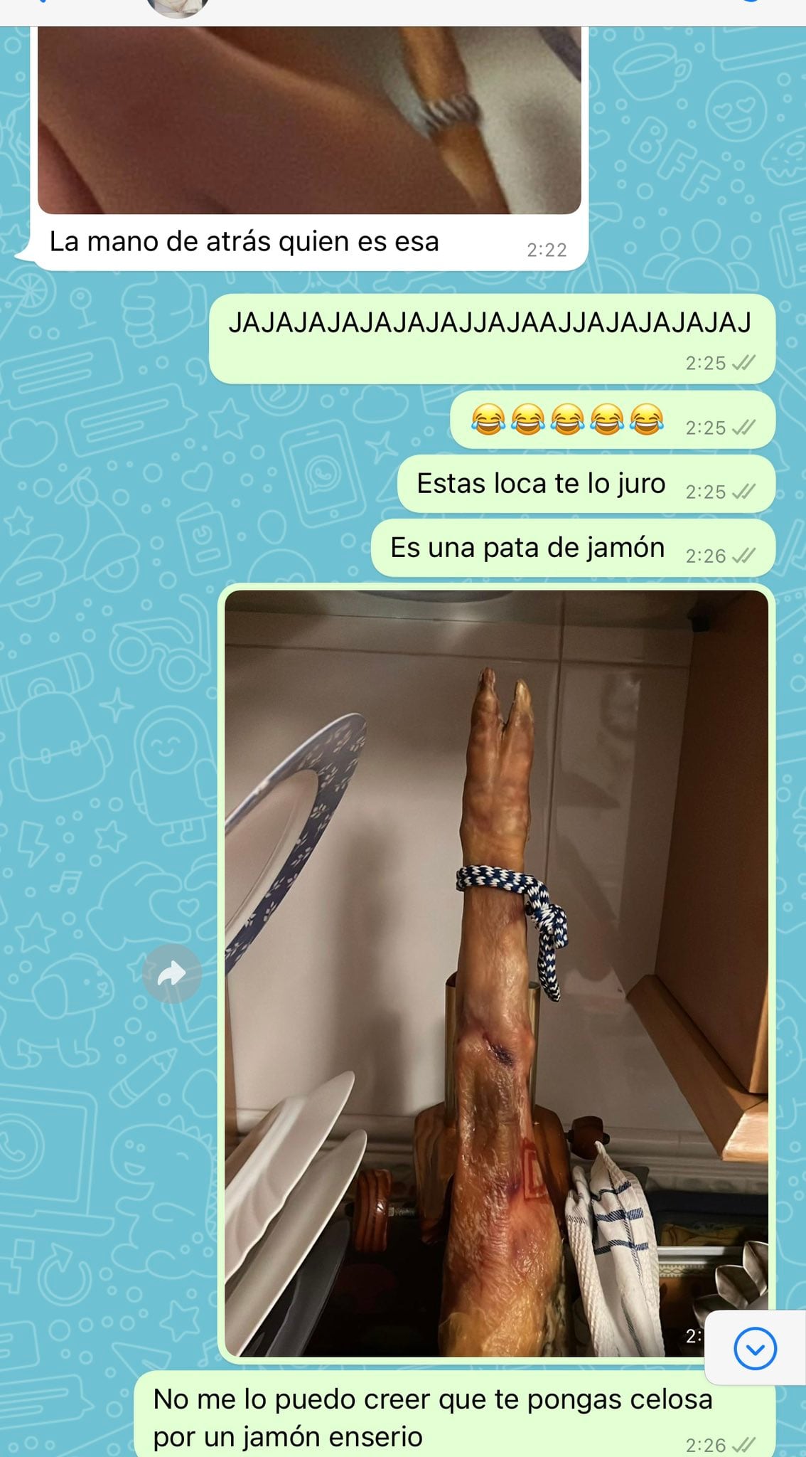 Conversación novio infiel