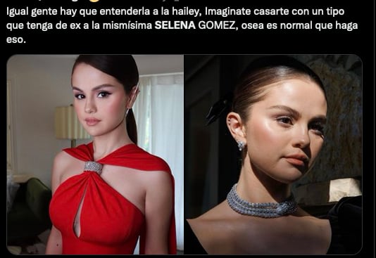 Tweet del fandom de Selena Gómez enloquece porque Hailey Bieber hablará de ella.