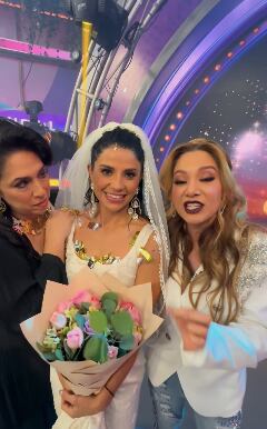 Ferka en La Academia de Venga La Alegría junto a Regina Orozco y Nadia