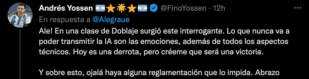 Comentario a lo sucedido con Alejandro Graue