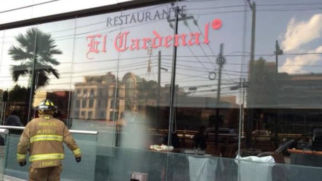 Explosión en restaurante.