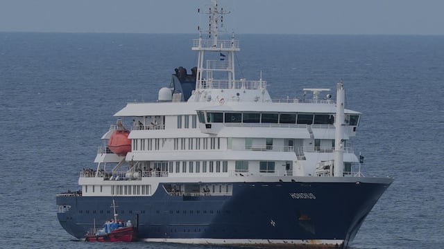 El crucero MV Hondius con brote de hantavirus.