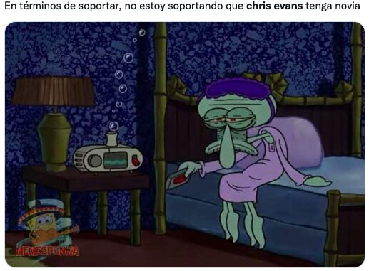 Memes de Chris Evans y su nueva novia