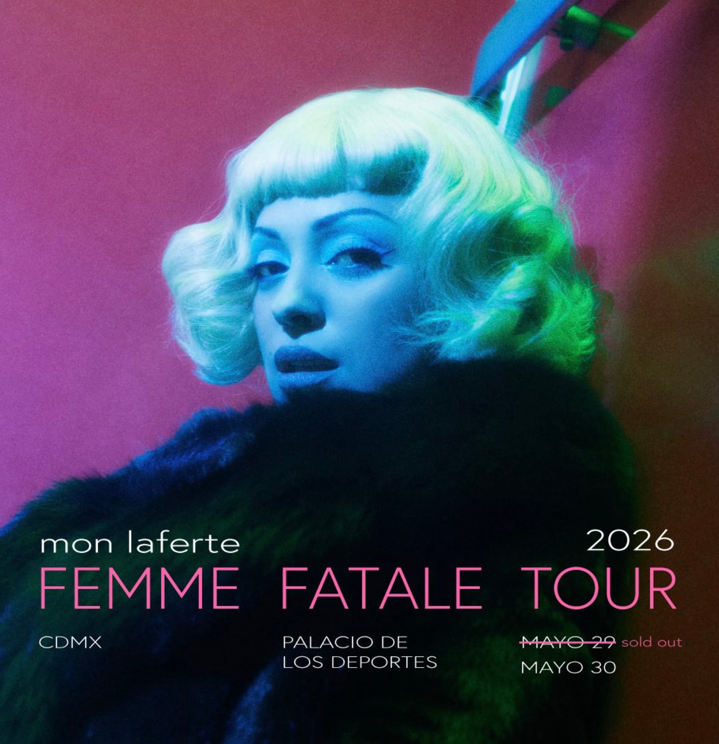 Mon Laferte tendrá un segundo concierto en el Palacio de los Deportes